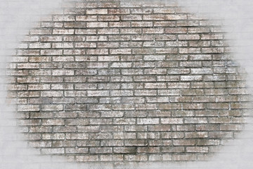 abstract architecture sketch style image of old brick wall