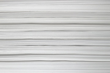 stack of white paper for print or text or as background 