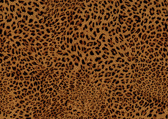 leopard skin pattern with leather texture
