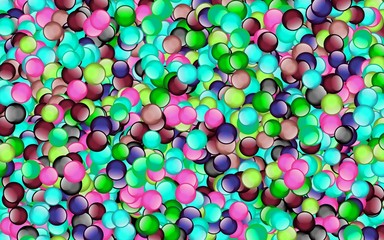 Multi color glossy balls beautiful texture background