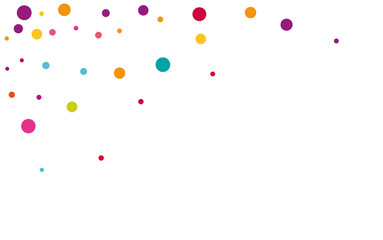 Rainbow Vector Circle Illustration. Rainbow Festival Dust Design. Fun Postcard. Decoration Green Wallpaper.