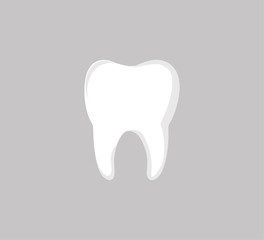 Dental clinic logo, icons and design elements. Oral care and hygiene. Tooth Flat Design Vector Icon