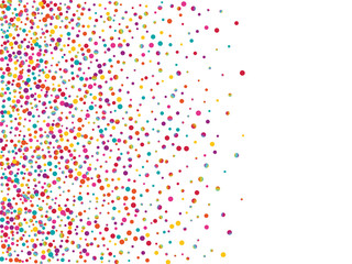 Color Celebration Rain Backdrop. Orange Happy Circle Background. Christmas Pattern. Christmas Orange Card.