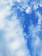 blue sky with clouds
