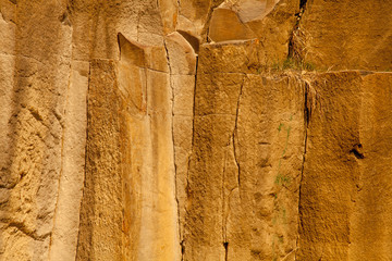 Image of ancient prehistoric stone wall texture background. Horizontal image.