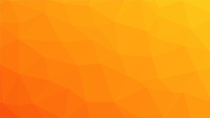 Orange yellow polygon pattern. Low poly design