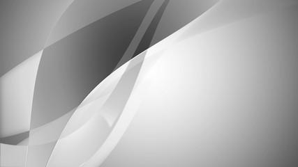 Abstract smoothy and wavy background in grey color