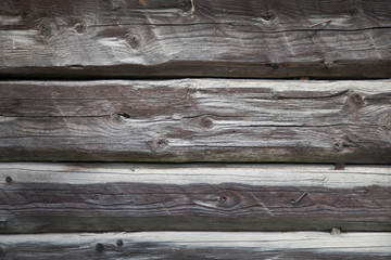 Close up of old wood planks texture background. Horizontal image.