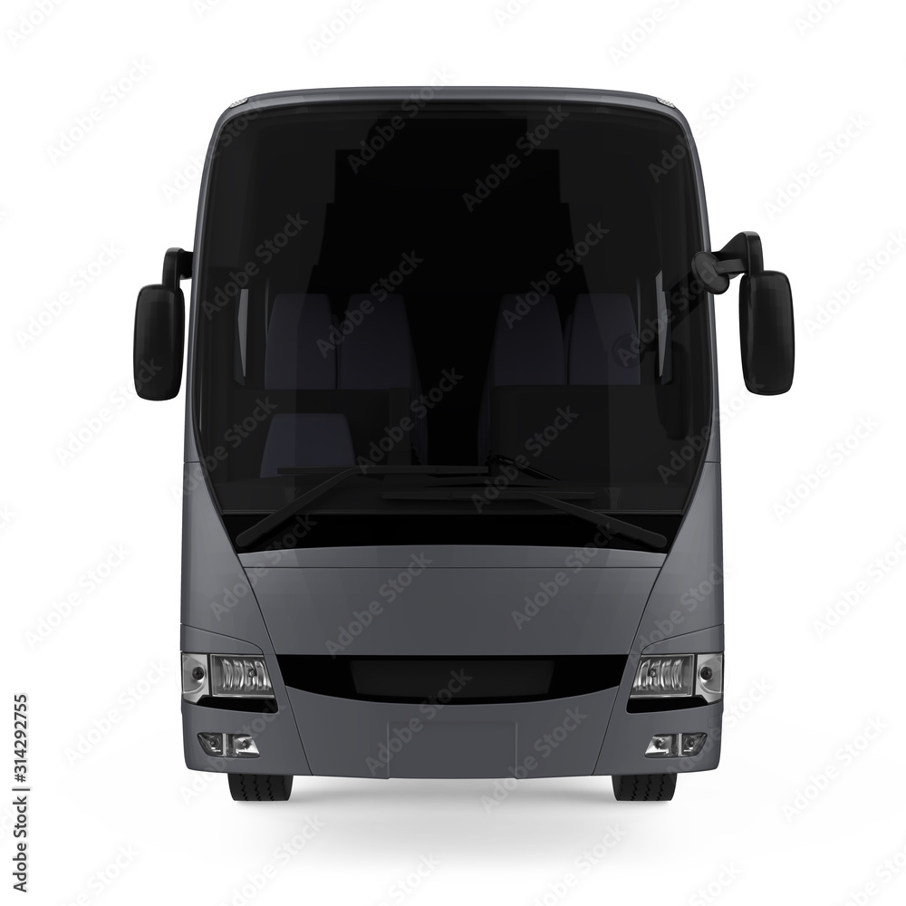 Wall mural Coach Bus Isolated