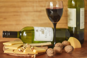 wine and cheese