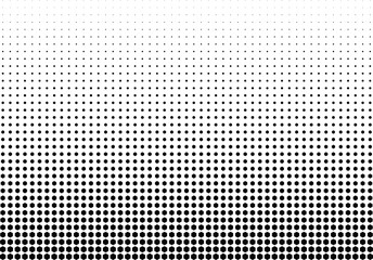 Abstract halftone dotted background. Monochrome pattern with hexagon.  Vector modern futuristic texture for posters, sites, business cards, postcards, labels and stickers. Design mock-up layout.