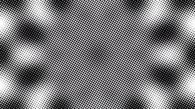 Half tone of many dots, computer generated abstract background, 3D rendering simple backdrop with optical illusion effect