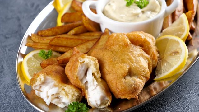 fish and chips- British meal