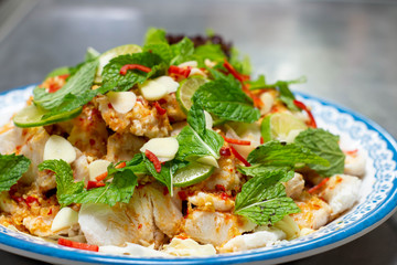  spicy seafood Thai salad