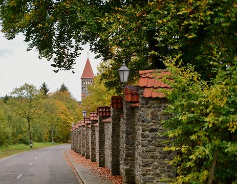 abbey in Clervaux, Luxembourg