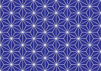 Fototapeta premium 麻の葉 文様