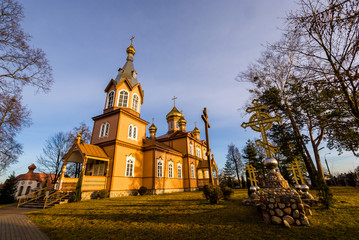 Cerkiew pod wezwaniem św. Mikołaja – prawosławna cerkiew parafialna w Michałowie. Podlasie. Polska © podlaski49