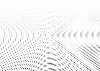 Abstract halftone dotted background. Monochrome pattern with dot and circles.  Vector modern pop art texture for posters, sites, business cards, cover postcards, interior design, labels, stickers.