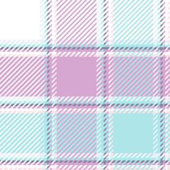 Plaid or tartan vector is background or texture in many color