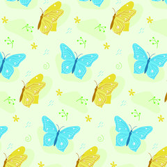 Halloween and Butterflies Patten