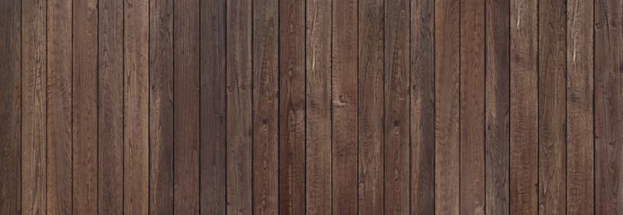 Deurstickers houten textuurachtergrond, houten panoramabeeld © saranyoo