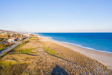 Costa ionica vista aerea in Calabria