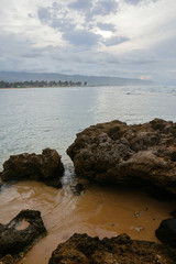 coastal landscape at Haleiwa, Oahu, Hawaii