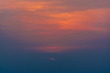 Low Angle View Of Dramatic Sky During Sunset