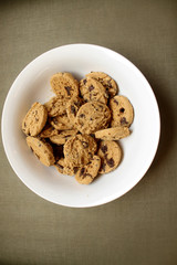 cookies in a bowl