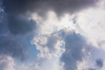 Naklejka na ściany i meble Low Angle View Of Clouds In Sky