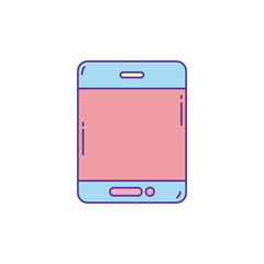 smartphone , phone fill and line