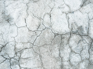 Grunge concrete cement wall with crack in industrial building, great for your design and texture background