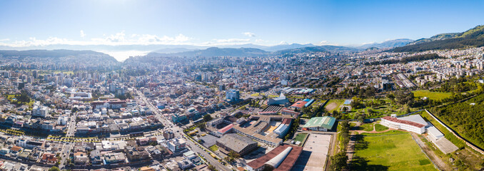 Quito, Ecuador Drone Panorama