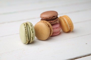 delicious colorful candies called macarons