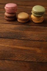 delicious colorful candies called macarons