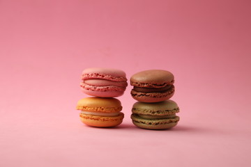 delicious colorful candies called macarons
