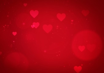 valentines day background with hearts