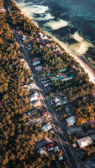 Isla de Siquijor, vista aerea, Filipinas.