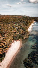 Isla de Siquijor, vista aerea, Filipinas.