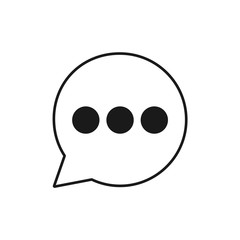 vector icon. Asian messenger. Message isolate on white background. Vector illustration. EPS 10