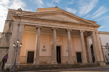 Isernia, Molise. The Cathedral of St. Peter the Apostle is the most important Catholic building of...