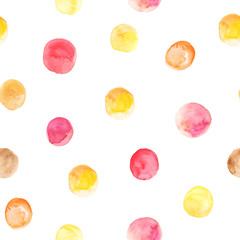 Watercolor abstract seamless pattern