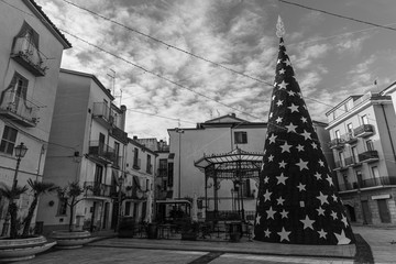 Glimpses of the historic center of Isernia, capital of the homonymous province of Molise, a...