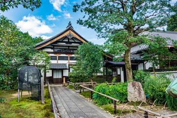 Houses in Higashiyama Ward in Kyoto, Japan, Asia