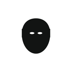 thief vector icon with simple shapes
