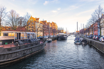 Shipping channel in Copenhagen