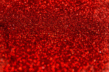 Valentine's day background. Festive background. The 14th of February. St. Valentine's Day. Red glitter background