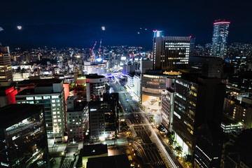 Fototapeta na wymiar 神戸市街の夜景