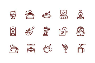 Isolated coffee icon set vector design