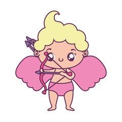 Baby cupid cartoon vector design